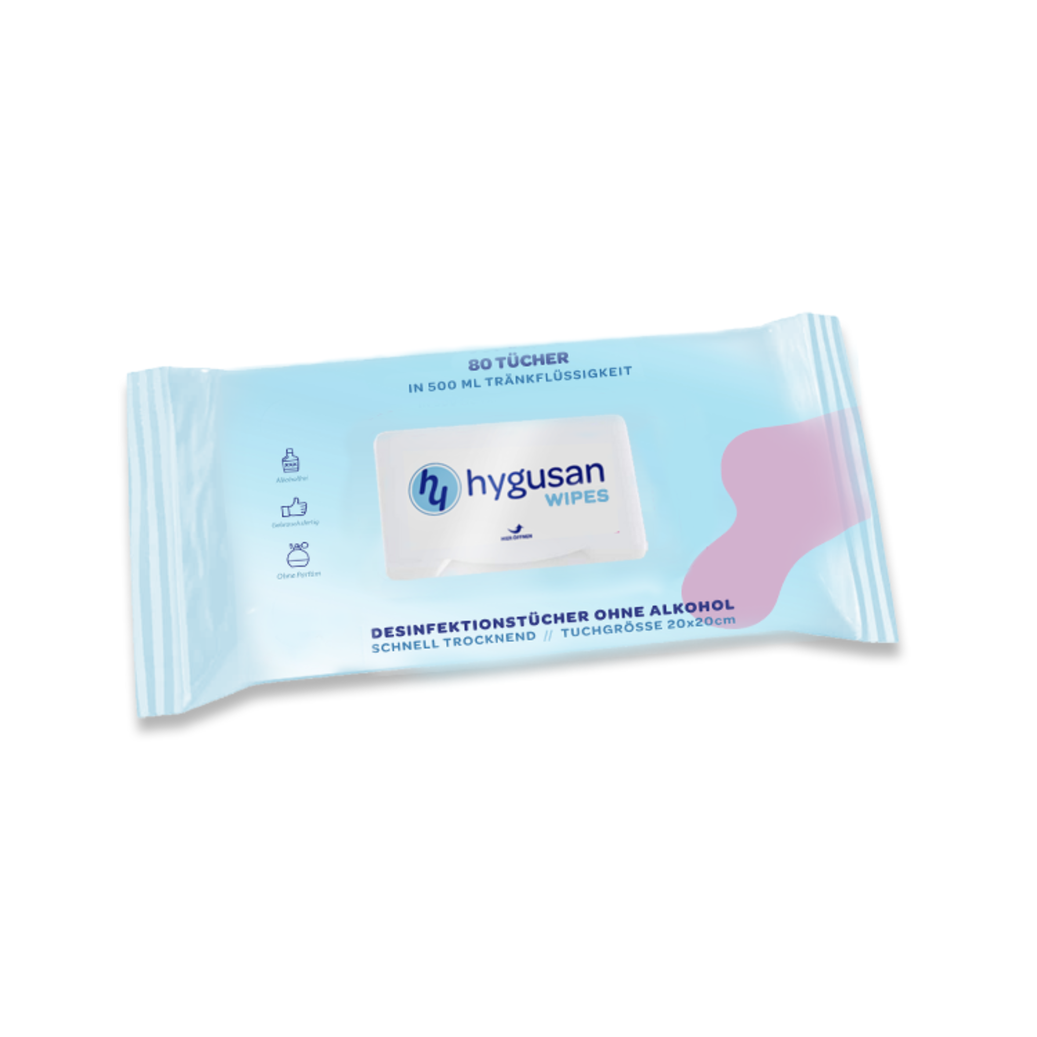 Flächendesinfektionstücher - 80 Stück